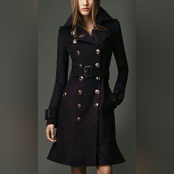 Burberry Littleton wool trench coat - Picture 2 of 9